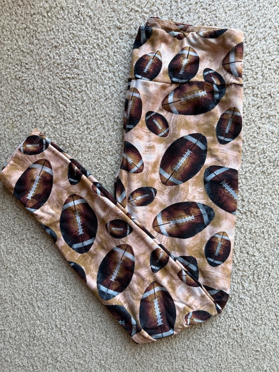 LuLaRoe Pants - Lularoe Football Print Leggings - One Size